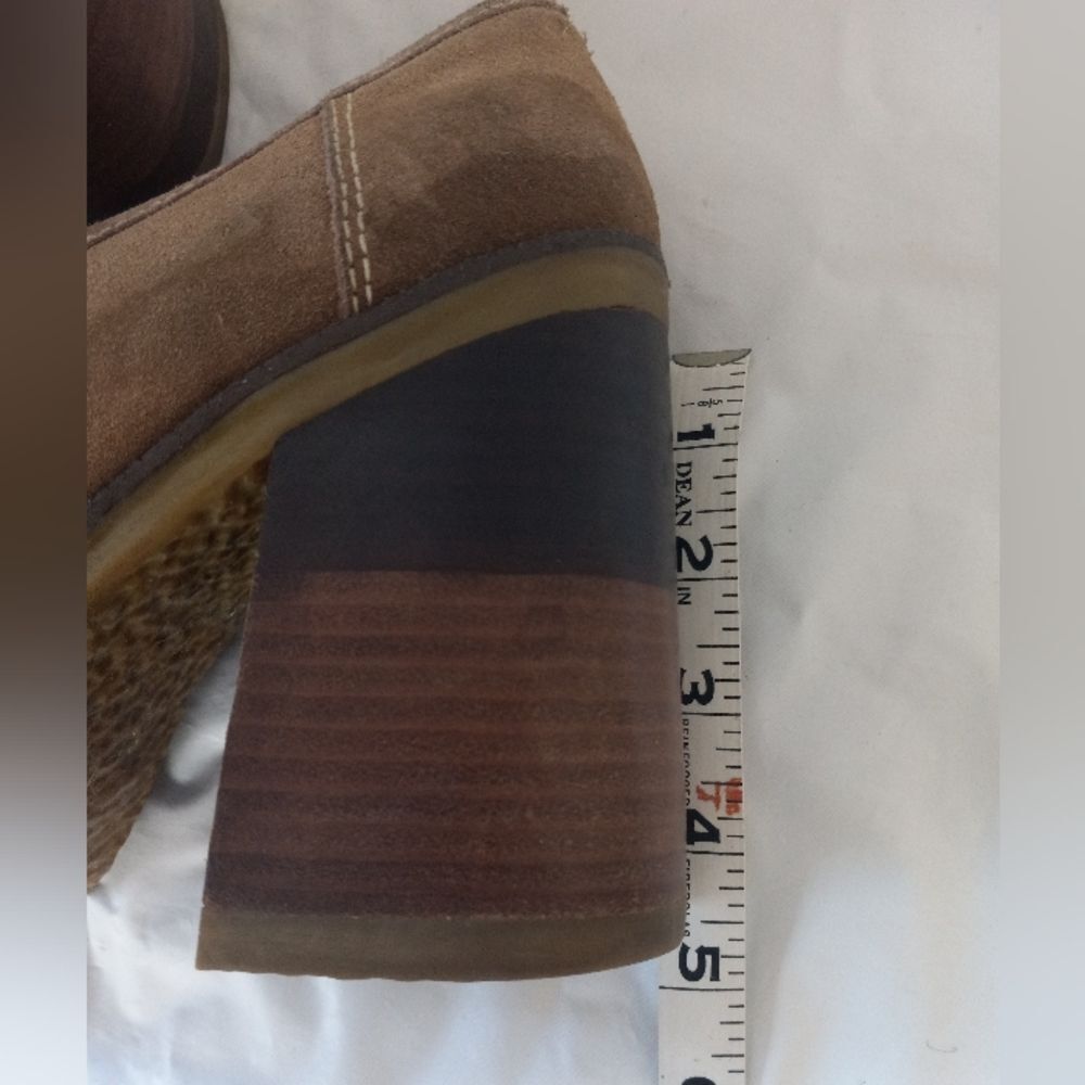 Vintage Bakers Shoes Chunky Block Heel Size 8 US - Picture 11 of 16